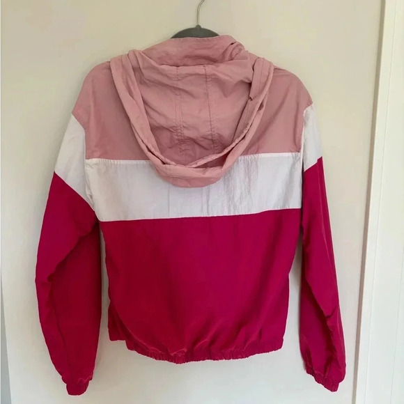 Reserve Fairfax Jacket Women’s M Pink White color block 3/4 zip windbreaker - Picture 5 of 5